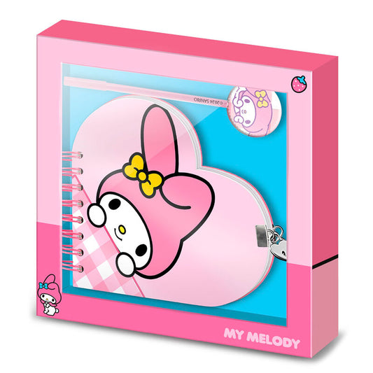 Karactermania My Melody Hello Kitty Diary and Pen Set