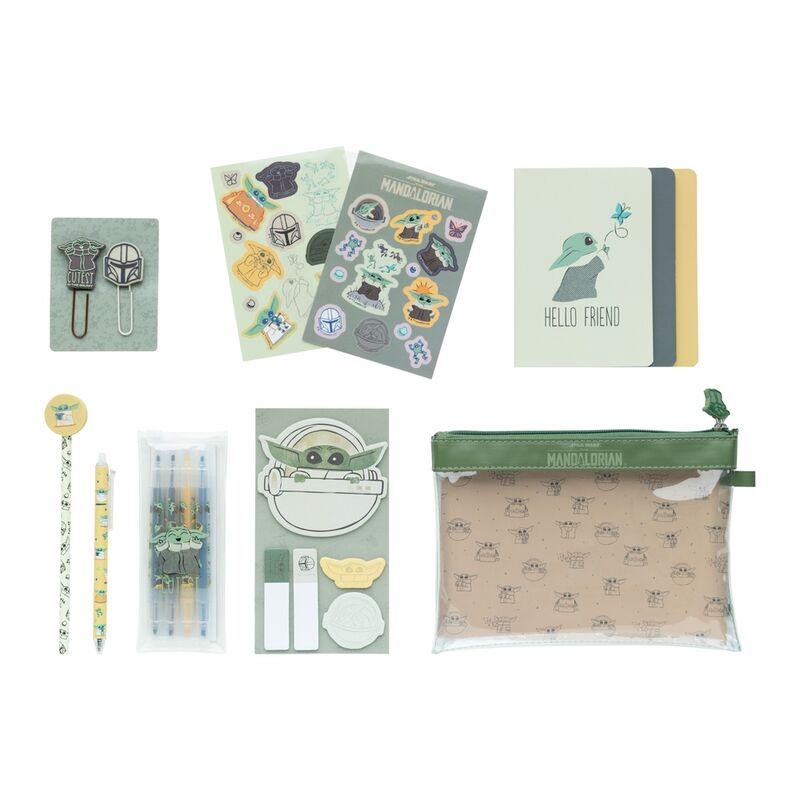Erik Conjunto papeleria Grogu The Mandalorian Star Wars