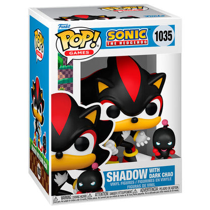 Funko POP! Games Sonic The Hedgehog Shadow with Dark Chao #1035