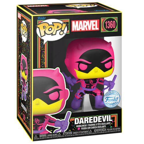 Funko Pop! Marvel Daredevil Shadowland #1359 Black Light Exclusive