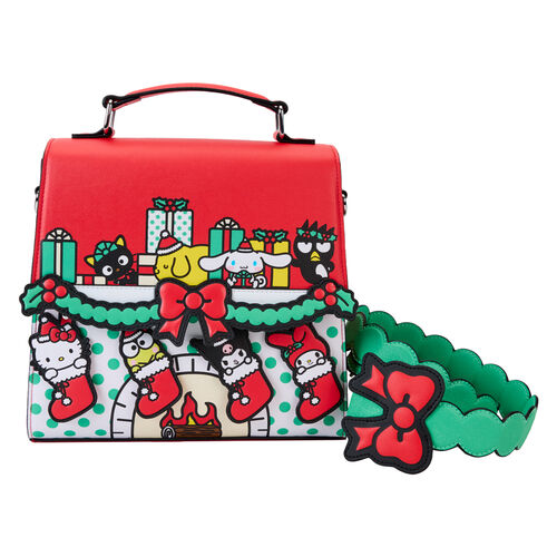 Mala de ombro Loungefly Sanrio Hello Kitty Christmas shoulder bag