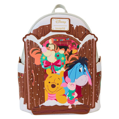 Mochila Loungefly Disney Winnie the Pooh Holiday Friends backpack