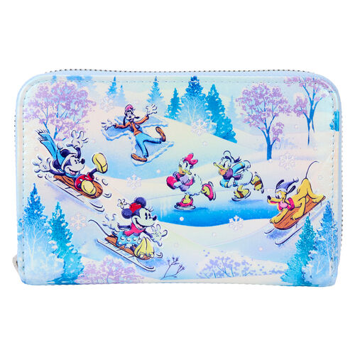 Carteira Loungefly Disney Mickey and Friends Winter Wonderland wallet