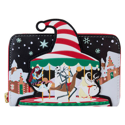 Carteira Loungefly Disney Nightmare Before Christmas Journey to Christmas Town wallet