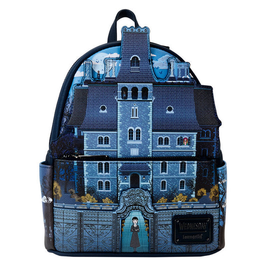 Mochila Loungefly Wednesday Nevermore Academy backpack