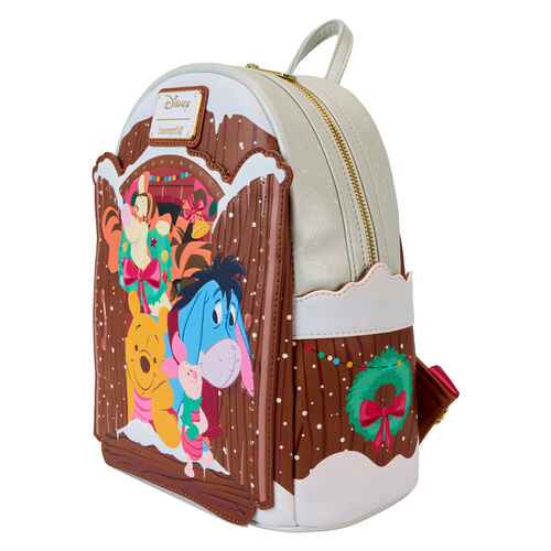 Mochila Loungefly Disney Winnie the Pooh Holiday Friends backpack