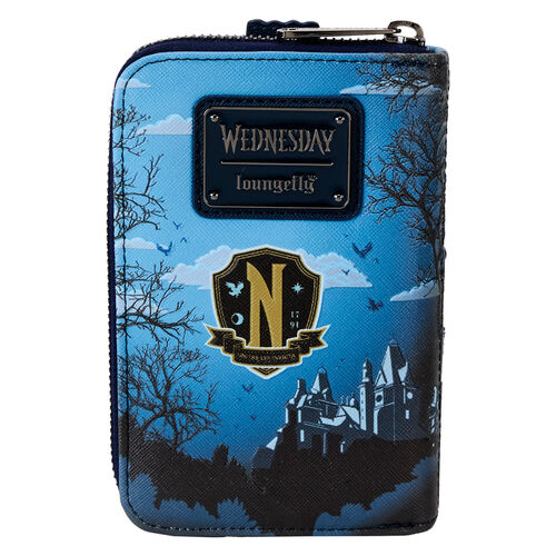 Carteira Loungefly Wednesday Nevermore Academy wallet