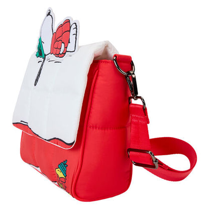 Mala de ombro Loungefly Snoopy Holiday shoulder bag