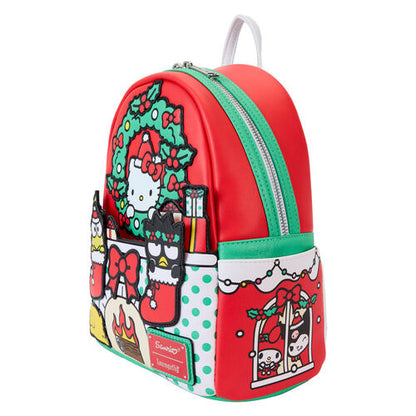 Mochila Loungefly Sanrio Hello Kitty Christmas backpack 26cm