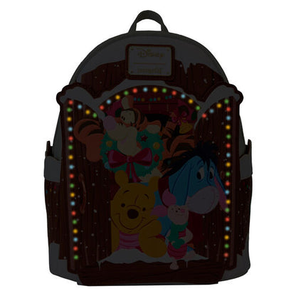 Mochila Loungefly Disney Winnie the Pooh Holiday Friends backpack