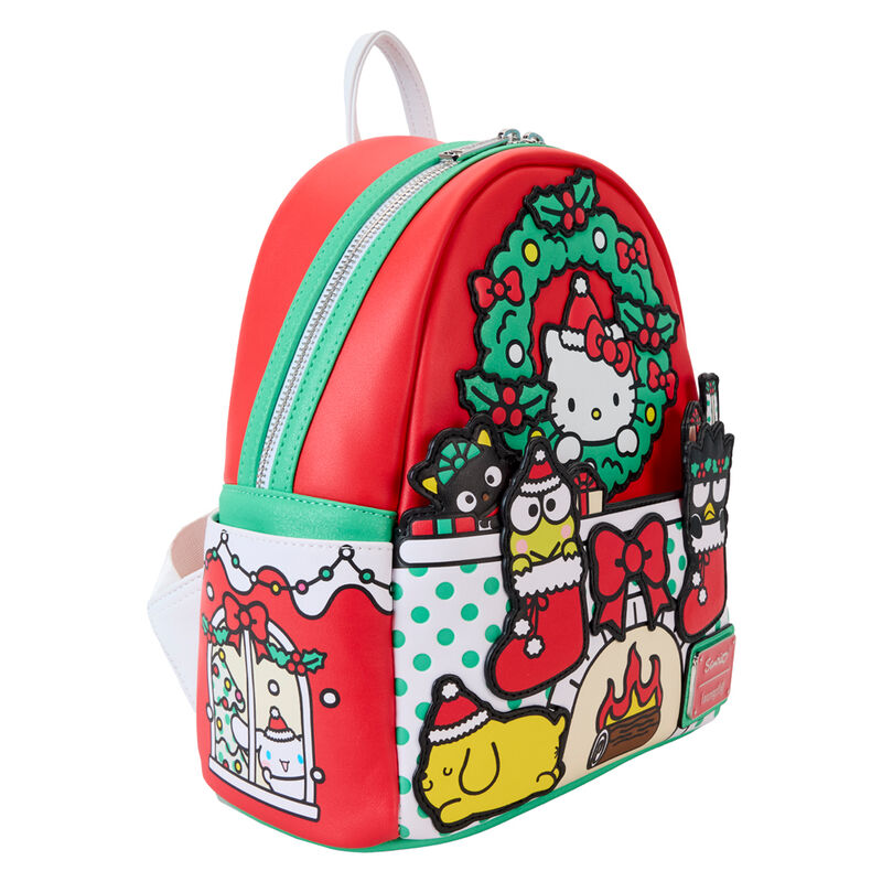 Mochila Loungefly Sanrio Hello Kitty Christmas backpack 26cm