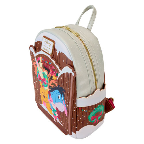 Mochila Loungefly Disney Winnie the Pooh Holiday Friends backpack