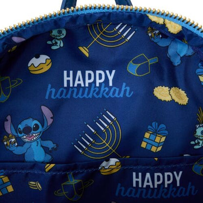 Mochila Loungefly Disney Stitch Menorah backpack