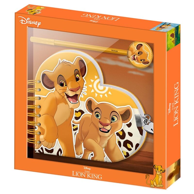 Karactermania Diary + pen set The Lion King Disney