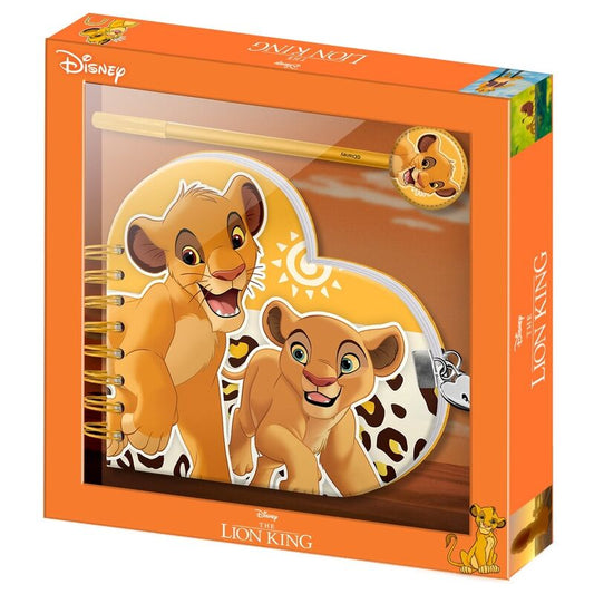 Karactermania Diary + pen set The Lion King Disney