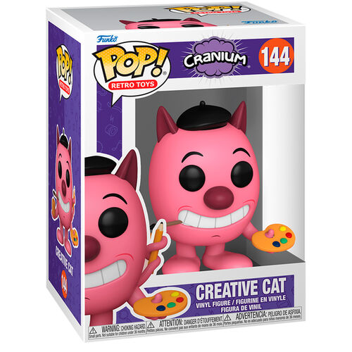 * PRÉ-RESERVA * Funko POP! Retro Toys Cranium Creative Cat #144