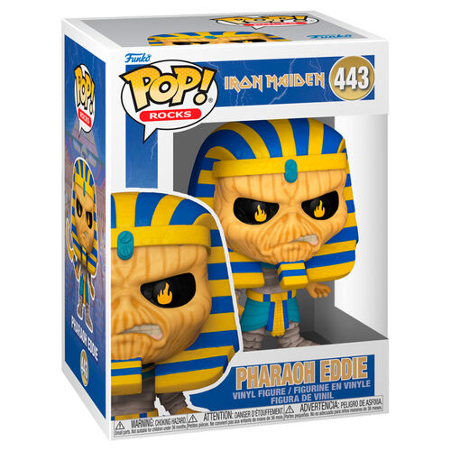 * PRÉ-RESERVA * Funko POP! Rocks Iron Maiden Pharaoh Eddie #443