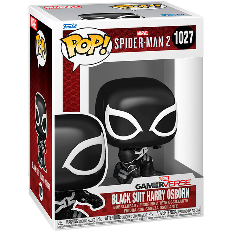 * PRÉ-RESERVA * Funko POP! Marvel Spider-Man 2 Black Suit Harry Osborn #1027