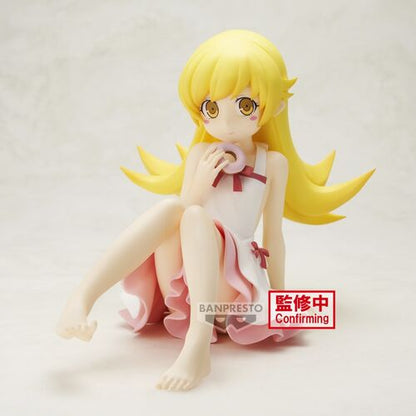 Banpresto Figura Sisioisin Monogatari Shinobu Oshino Relax Time 13cm