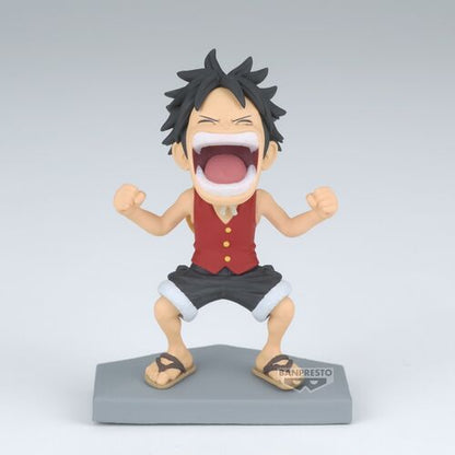 Figura coleccionable mundial de Banpresto One Piece Luffy y Nico Robin de 10 cm