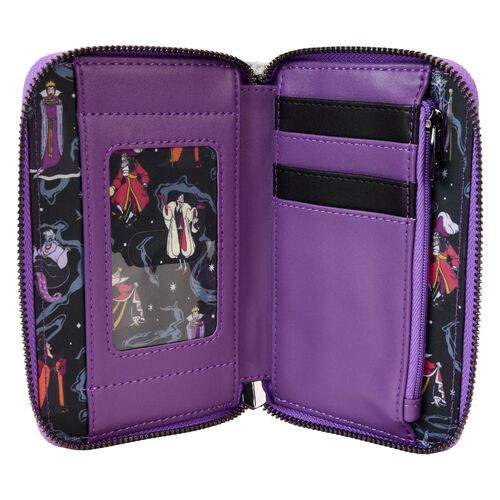 Carteira Loungefly Disney Villains wallet