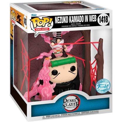 Funko Pop! Funko Pop! Deluxe Animation Demon Slayer Nezuko Kamado In Web #1418 Exclusive