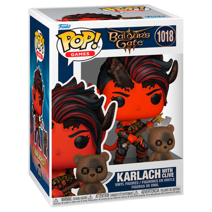 PRÉ-RESERVA * Funko POP! Games Baldur's Gate 3 Karlach with Clive #1018