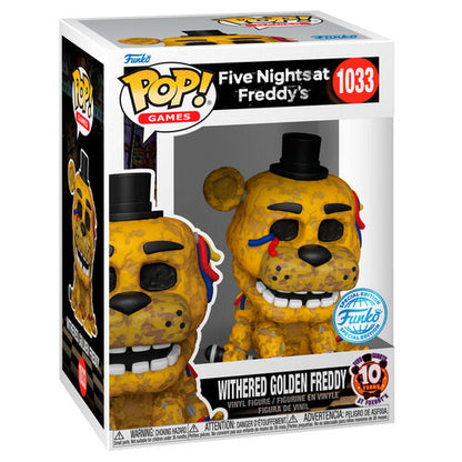 Funko POP! Games Five Nights At Freddy's Withered Golden Freddy #1033 Exclusive