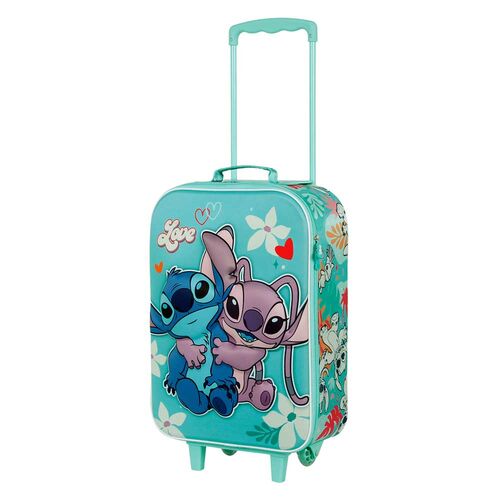 Karactermania Mala Trolley Disney Stitch Love 3D trolley suitcase