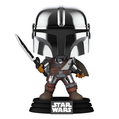 Funko POP! Star Wars The Mandalorian With Darksaber #491 GITD Exclusive