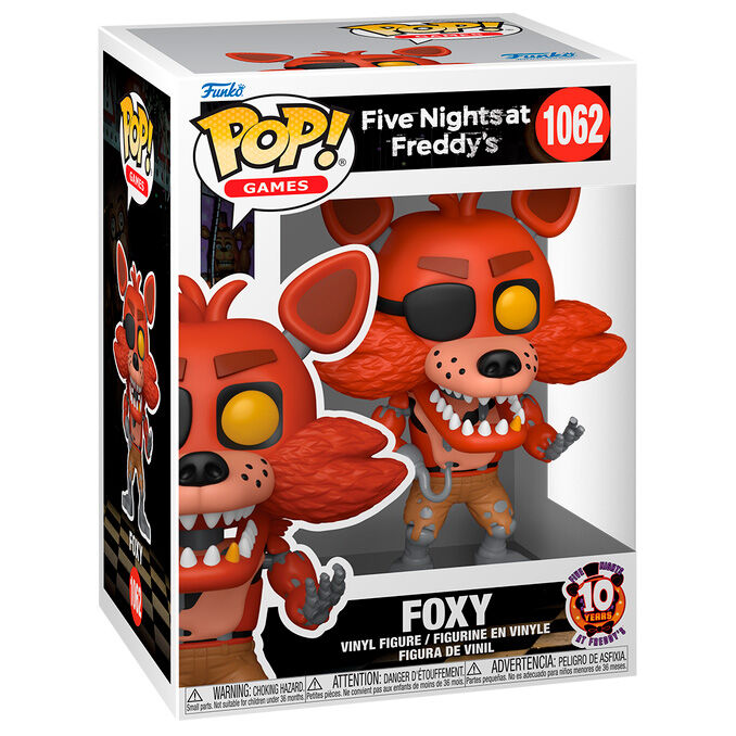 * PRÉ-RESERVA * Funko POP! Games Five Nights At Freddy's Foxy #1062