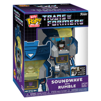 * PRÉ-RESERVA * Funko Bitty POP! Bitty Bot Transformers Soundwave with Rumble