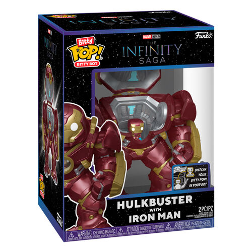 * PRÉ-RESERVA * Funko Bitty POP! Bitty Bot Marvel Studios Infinity Saga Hulkbuster with Iron Man