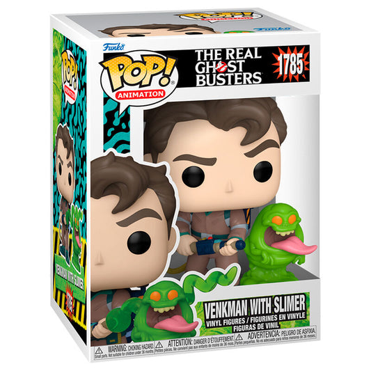 * PRÉ-RESERVA * Funko Pop! Animation The Real Ghostbusters Venkman with Slimer #1785