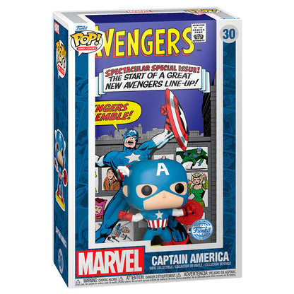 Funko POP! Comic Covers Marvel The Avengers Captain America #30 Exclusive