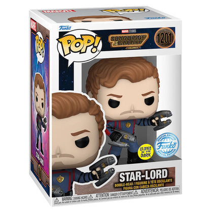 Funko Pop! Marvel Guardians of the Galaxy 3 Star-Lord #1201 Exclusive GITD