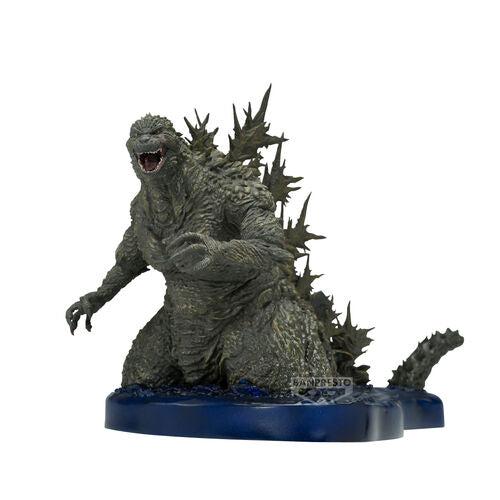 Figura de 27 cm de Godzilla Minus One de Banpresto con viñeta artística de Godzilla 2023