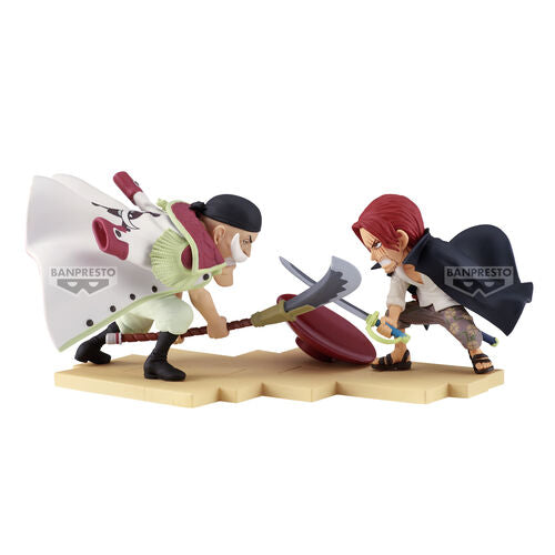 Figura Banpresto One Piece World Collectible Log Stories Edward Newgate vs. Shanks 13 cm