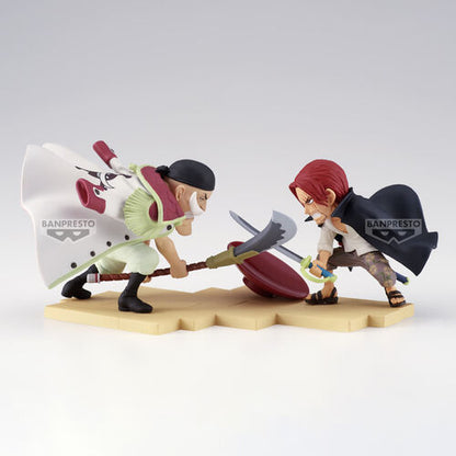 Figura Banpresto One Piece World Collectible Log Stories Edward Newgate vs. Shanks 13 cm
