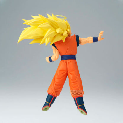 Figura Banpresto Dragon Ball Z Match Makers SSJ3 Son Goku de 17 cm