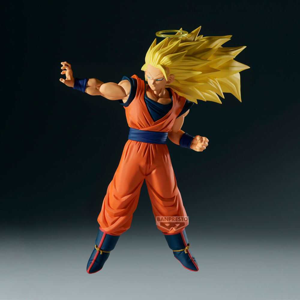 Figura Banpresto Dragon Ball Z Match Makers SSJ3 Son Goku de 17 cm