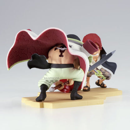 Figura Banpresto One Piece World Collectible Log Stories Edward Newgate vs. Shanks 13 cm