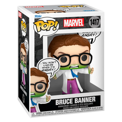 Funko POP! Marvel Bruce Banner (Don't Make Me Angry) #1417