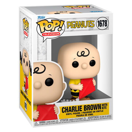 * PRÉ-RESERVA * Funko POP! Television Peanuts Charlie Brown with Kite #1678