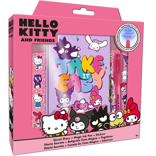 Kids Licensing Diary + magic pen Hello Kitty and Friends