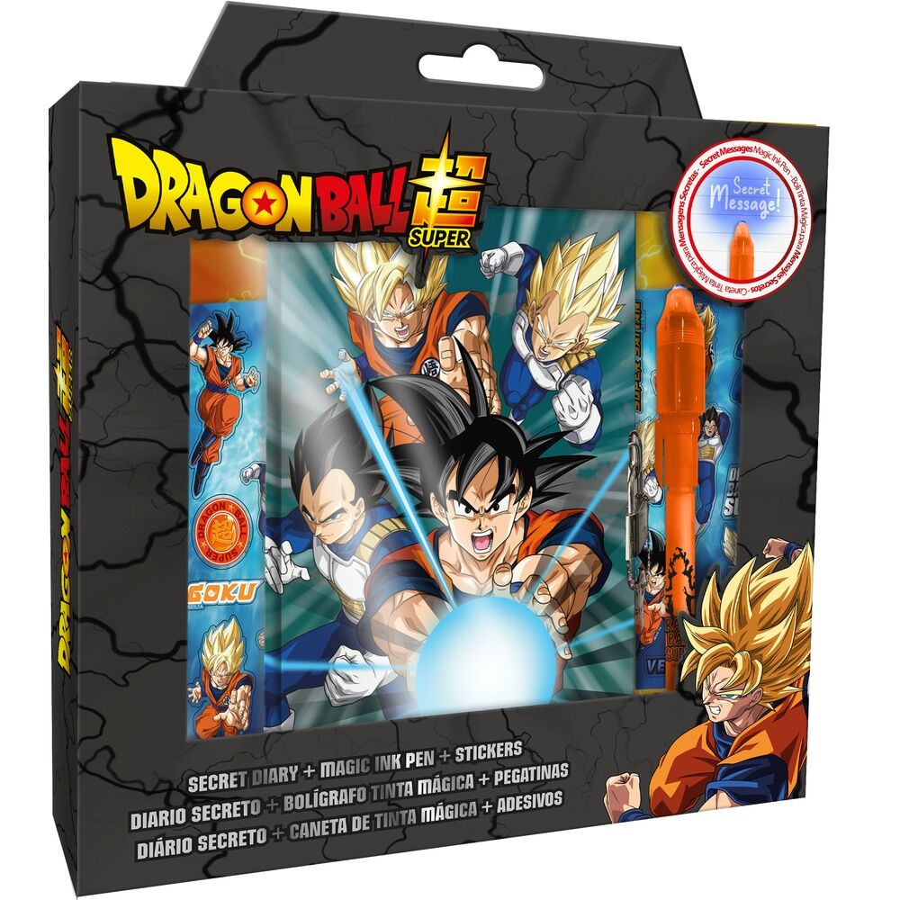 Kids Licensing Diario + bolígrafo mágico Dragon Ball Super