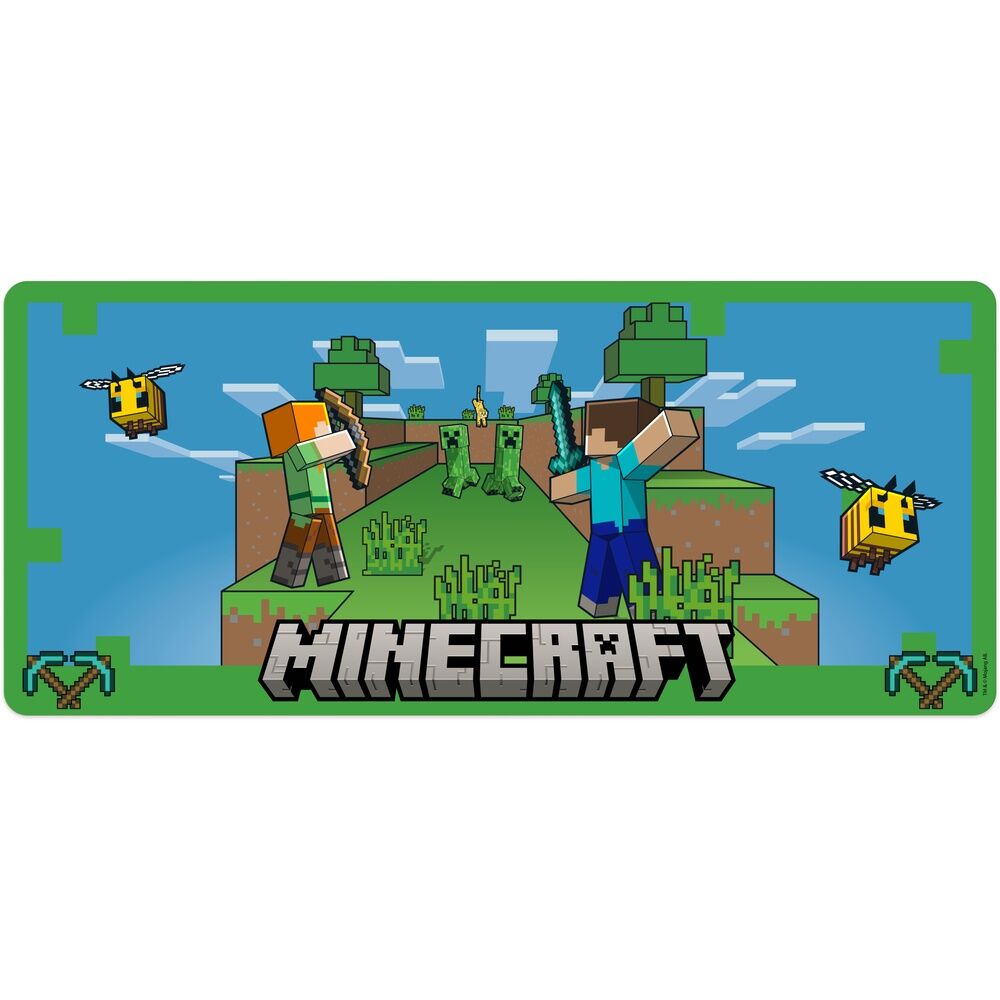 Alfombrilla de ratón Minecraft 80x35cm con licencia para niños