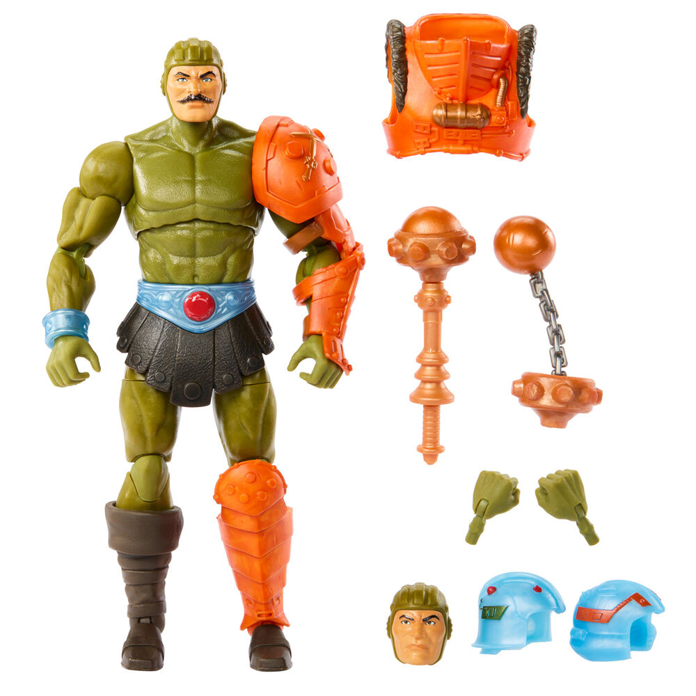 Mattel Figura Man-At-Arms New Eternia Masters of the Universe 17cm