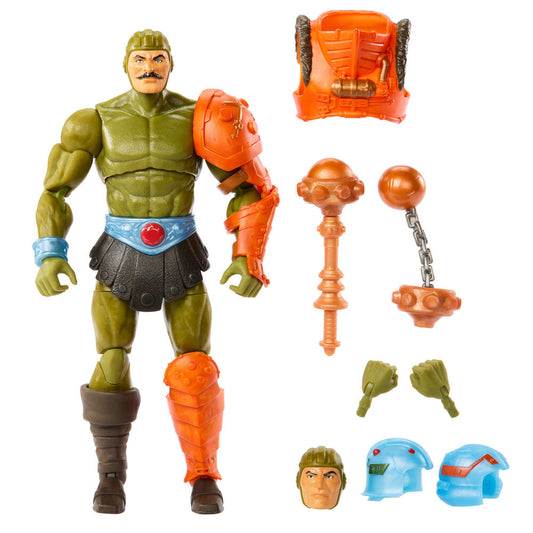 Mattel Figura Man-At-Arms New Eternia Masters of the Universe 17cm