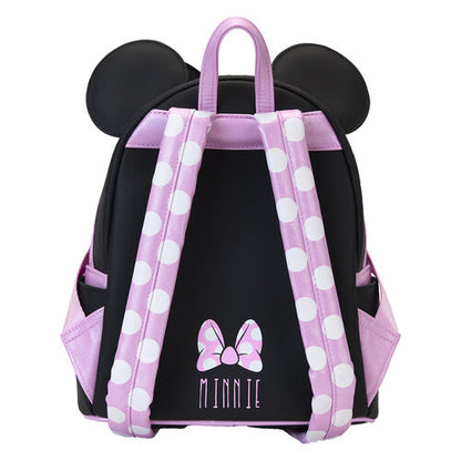 Loungefly Mochila Floral Rock the Dots Minnie Disney